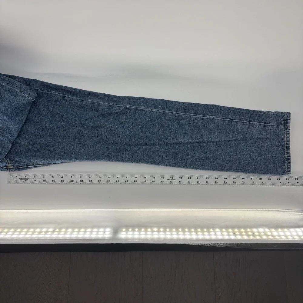 Levis 501 Jeans Mens 30x32 Light Wash Button Fly Straight Leg‎ Denim Classic Fit
